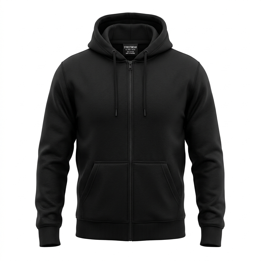 Essential Hoodie - Black